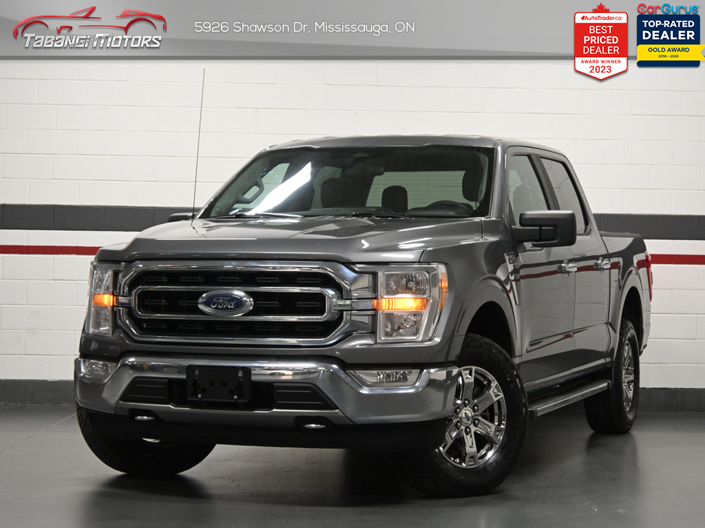 Gray 2021 Ford F-150 XLT SuperCrew 4WD Pickup Truck Four-Wheel Drive Automatic