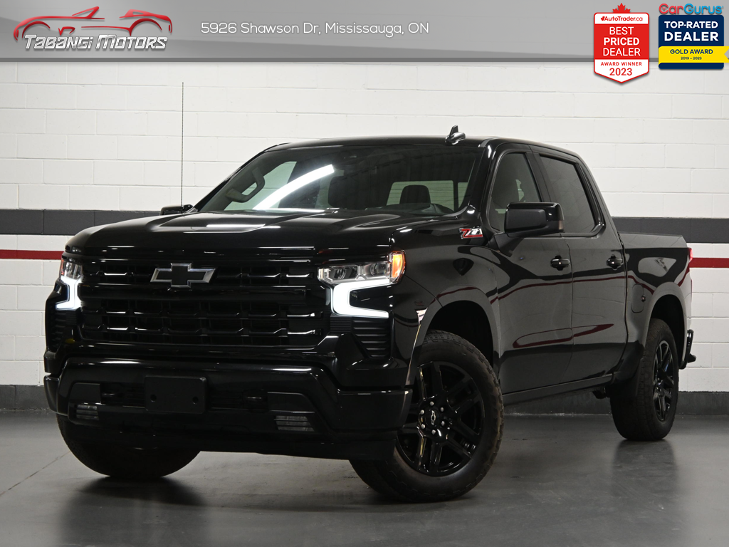 Black 2024 Chevrolet Silverado 1500 RST Crew Cab 4WD Pickup Truck Four-Wheel Drive Automatic