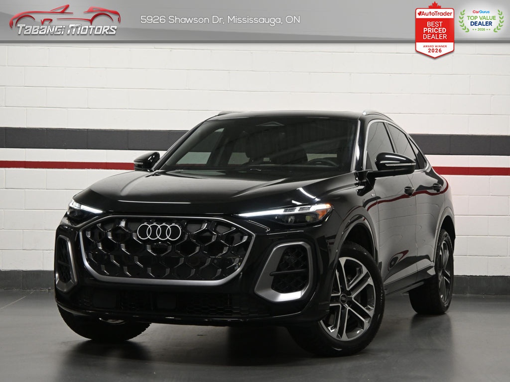 Black 2025 Audi Q5 Sportback Sedan All-Wheel Drive Automatic