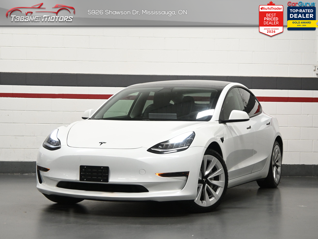 White 2021 Tesla Model 3 Standard Range Plus RWD Sedan Rear-Wheel Drive Automatic