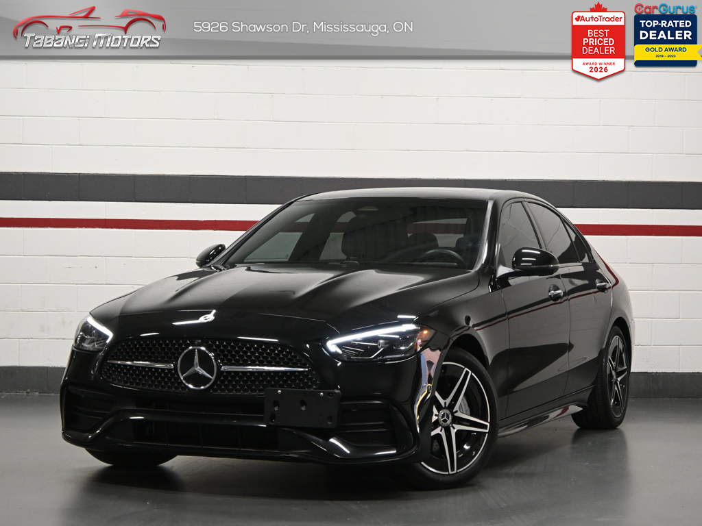 Black 2025 Mercedes-Benz C-Class C 300 4MATIC Sedan All-Wheel Drive Automatic