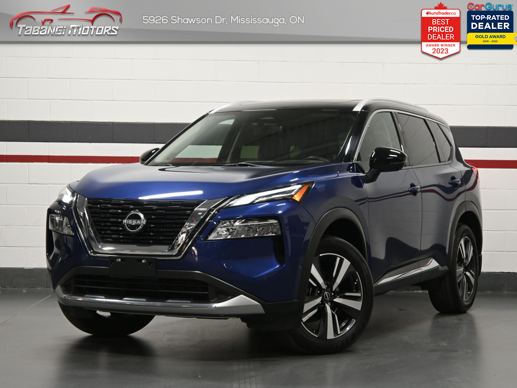 Blue 2023 Nissan Rogue Platinum AWD SUV / Crossover All-Wheel Drive Automatic