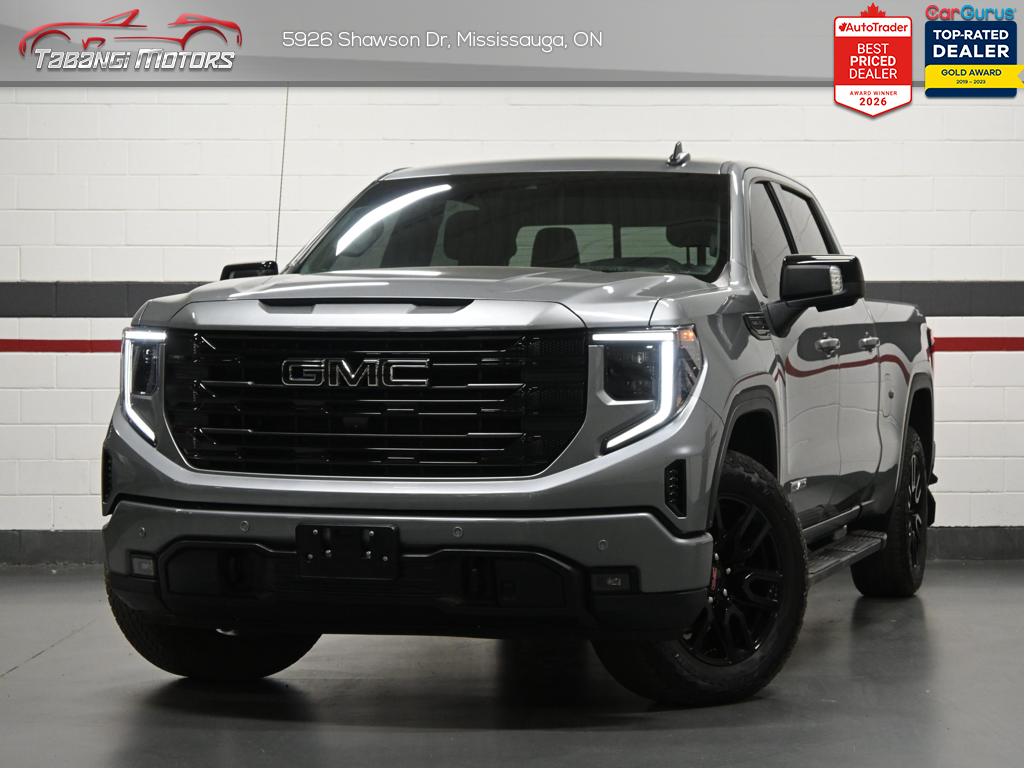 Gray 2024 GMC Sierra 1500 Elevation Crew Cab 4WD Pickup Truck Four-Wheel Drive Automatic