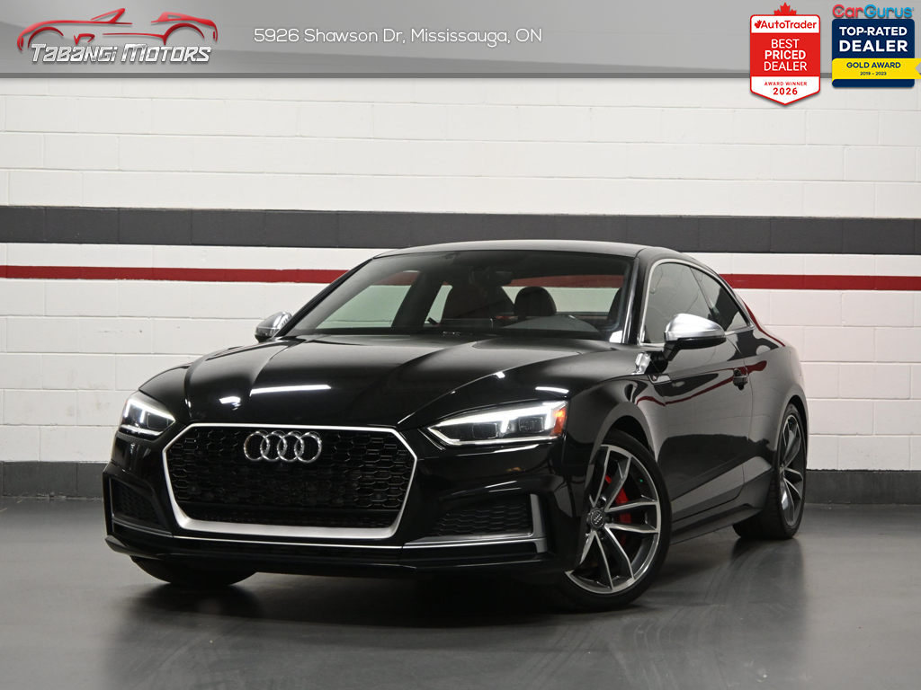 Black 2018 Audi S5 3.0 TFSI quattro Technik Coupe AWD Coupe Automatic