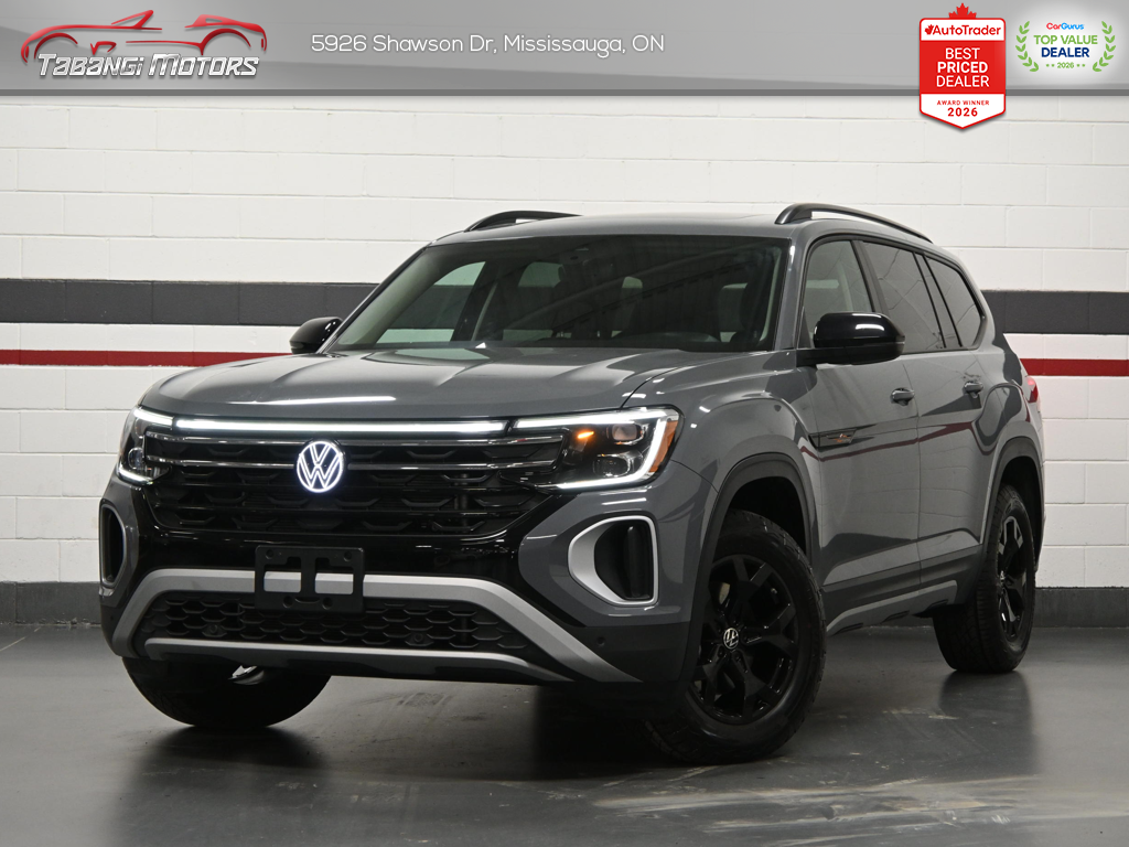 Gray 2025 Volkswagen Atlas SUV / Crossover All-Wheel Drive Automatic