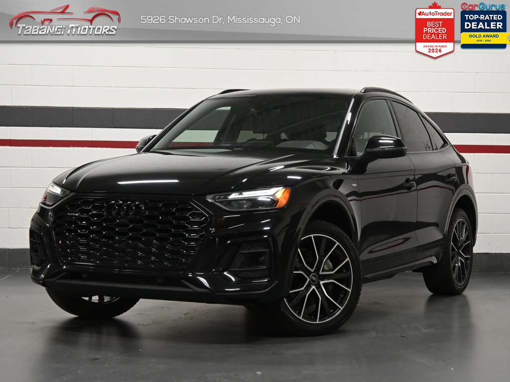 Black 2023 Audi Q5 Sportback quattro Premium S Line 45 TFSI AWD Sedan All-Wheel Drive Automatic