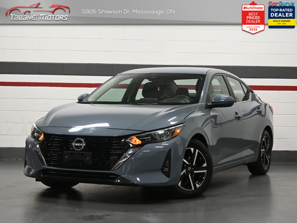 Gray 2024 Nissan Sentra SV FWD Sedan Front-Wheel Drive Automatic