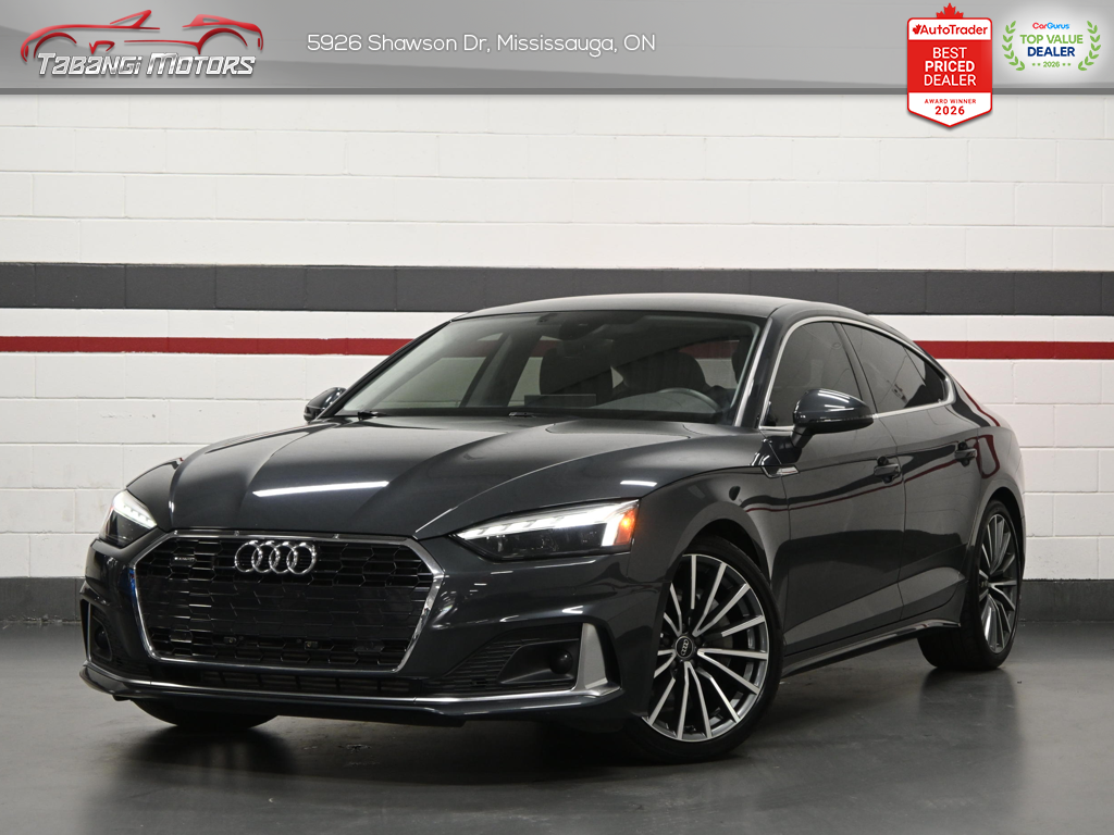 Gray 2022 Audi A5 Sportback Sedan  Automatic