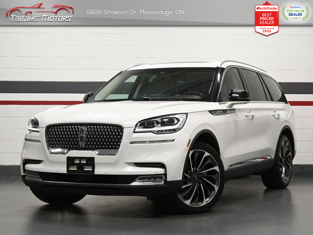 White 2020 Lincoln Aviator SUV / Crossover All-Wheel Drive Automatic