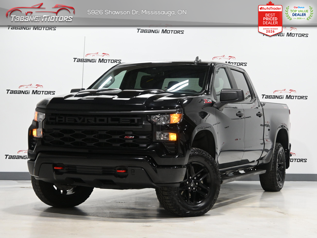 Black 2024 Chevrolet Silverado 1500 Pickup Truck Four-Wheel Drive Automatic