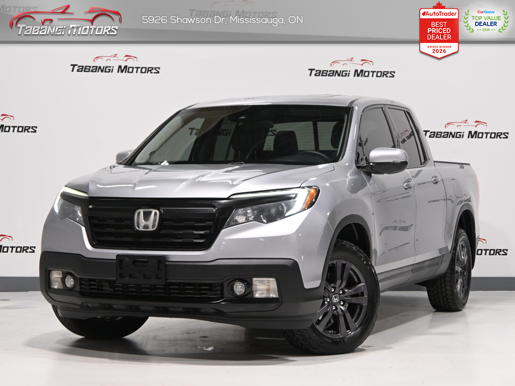 Silver 2019 Honda Ridgeline Pickup Truck All-Wheel Drive Automatic
