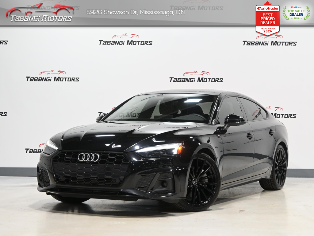 Black 2023 Audi A5 Sportback Sedan Automatic