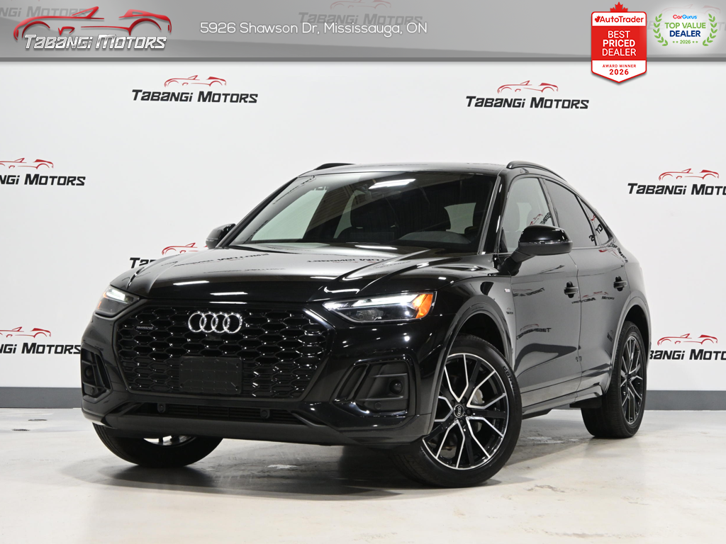 Black 2022 Audi Q5 Sportback Sedan All-Wheel Drive Automatic