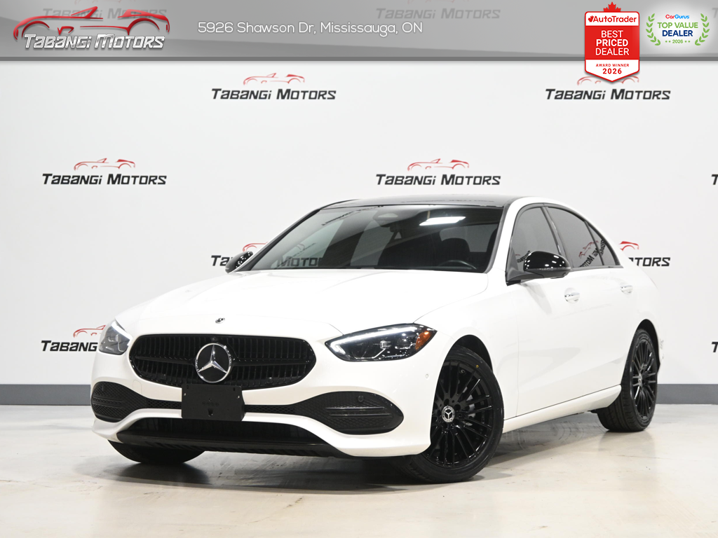 White 2024 Mercedes-Benz C-Class Sedan All-Wheel Drive Automatic