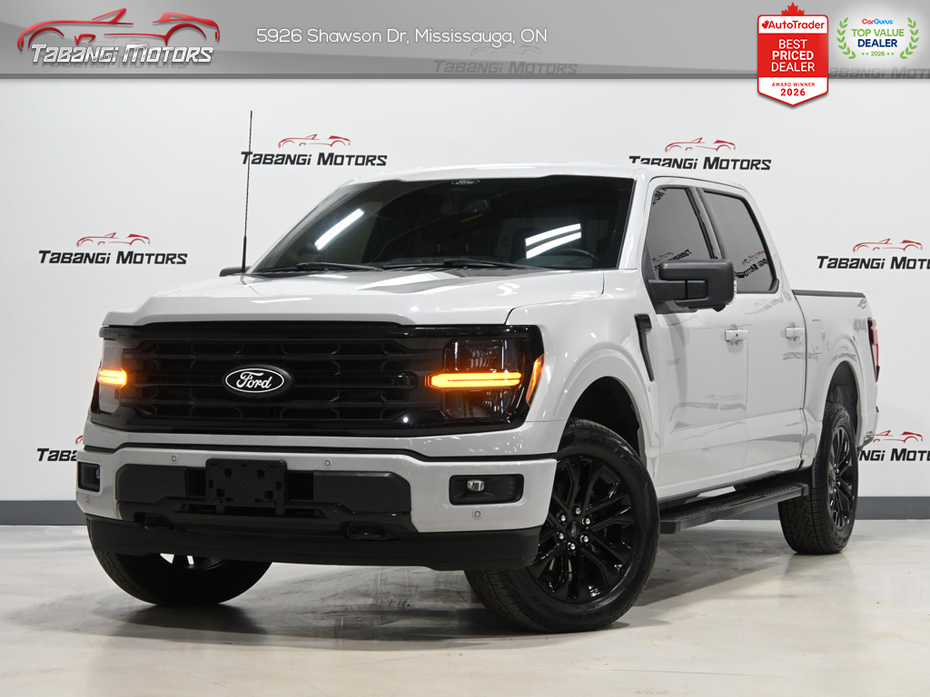 Gray 2024 Ford F-150 Pickup Truck Four-Wheel Drive Automatic