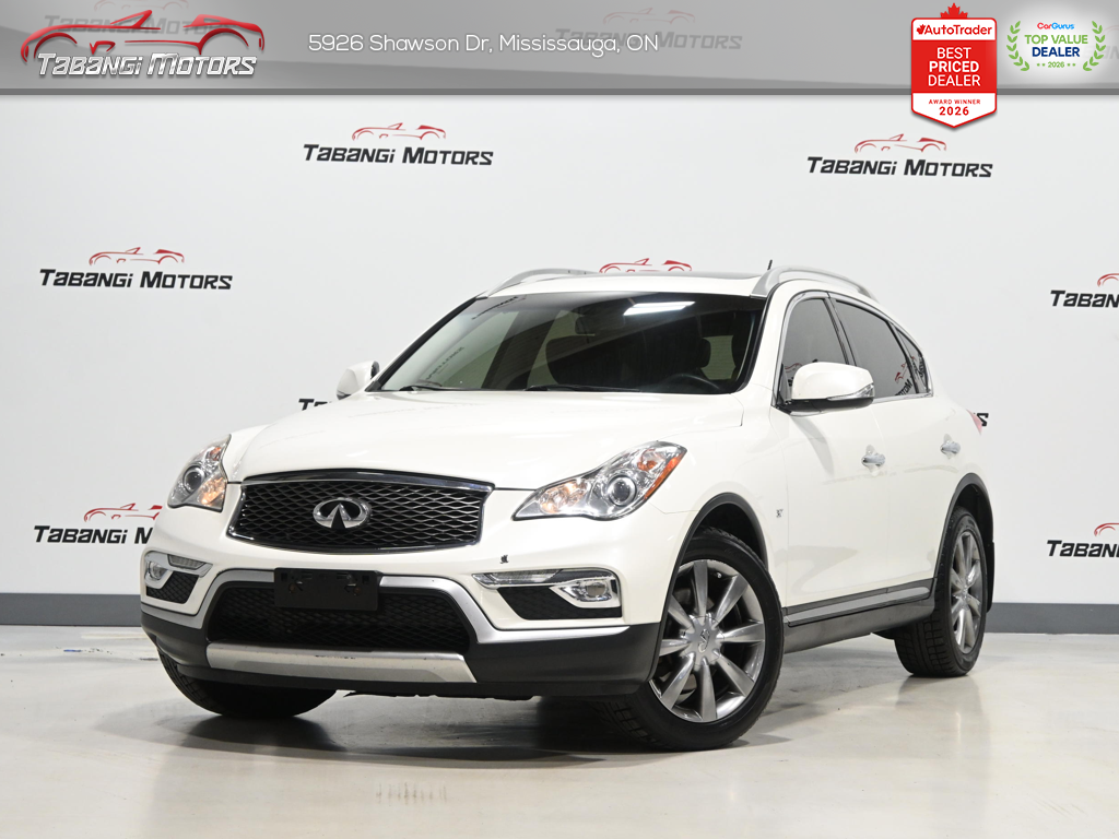 White 2016 INFINITI QX50 SUV / Crossover All-Wheel Drive Automatic
