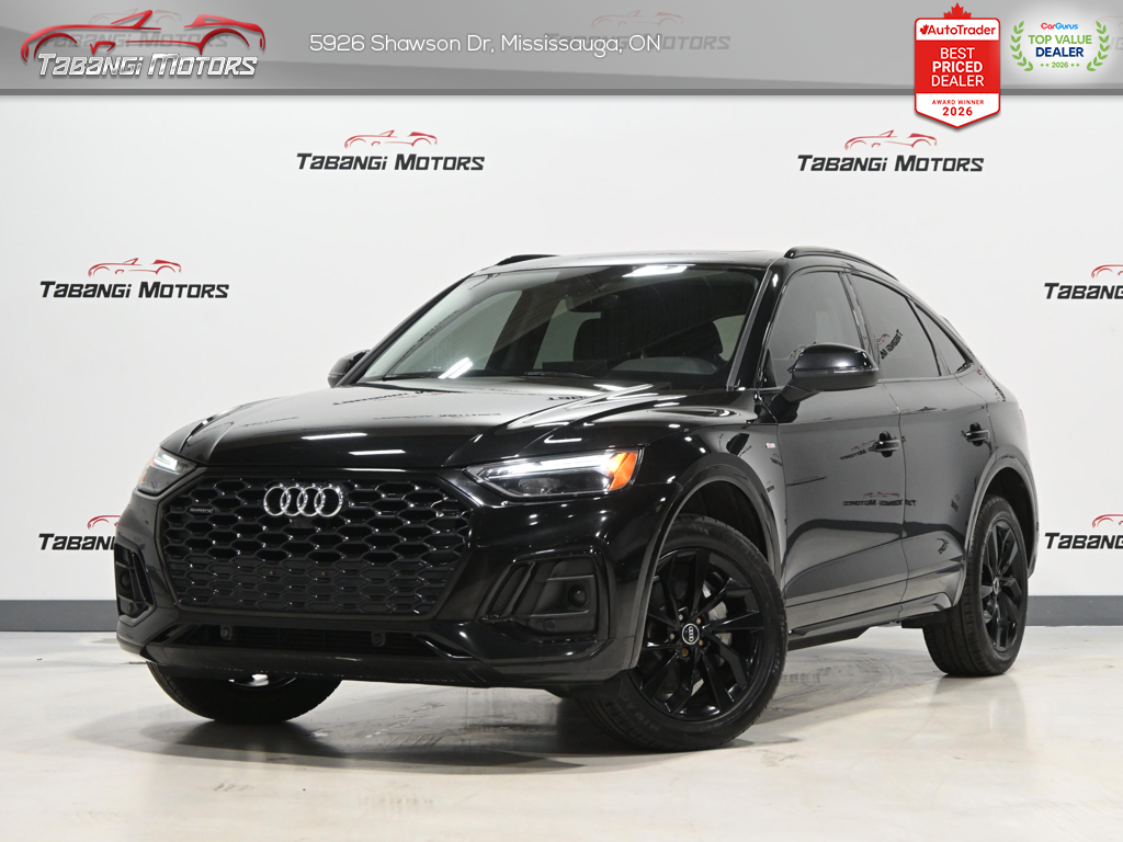 Black 2022 Audi Q5 Sportback Sedan All-Wheel Drive Automatic
