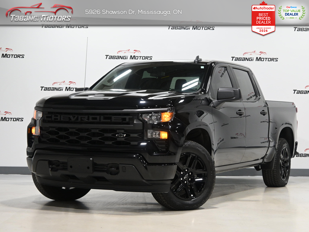 Black 2025 Chevrolet Silverado 1500 Pickup Truck Four-Wheel Drive Automatic