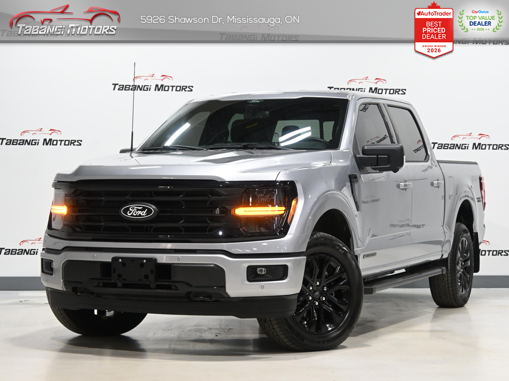Silver 2024 Ford F-150 Pickup Truck Four-Wheel Drive Automatic