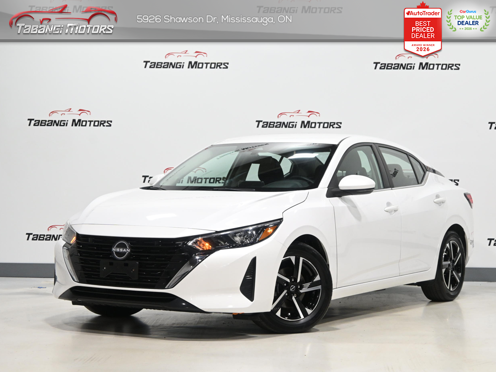 White 2024 Nissan Sentra Sedan Front-Wheel Drive Automatic