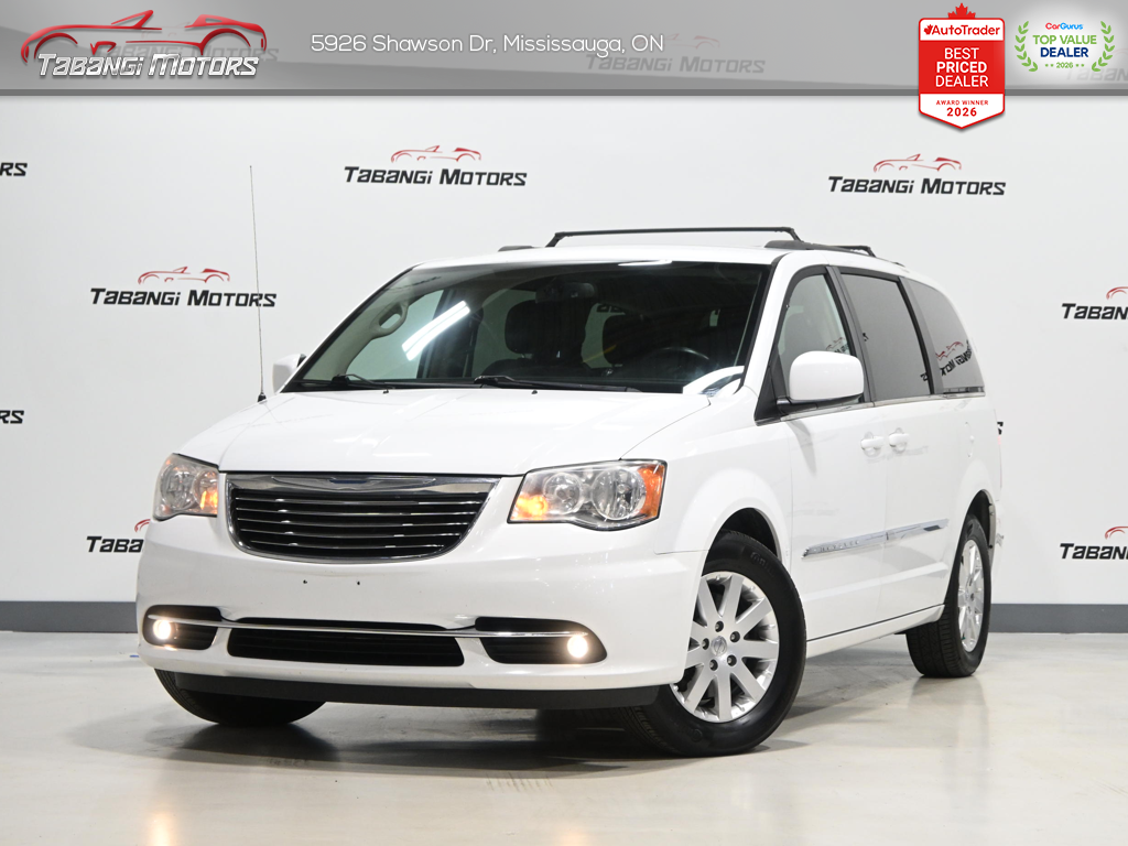 White 2014 Chrysler Town & Country Minivan Front-Wheel Drive Automatic
