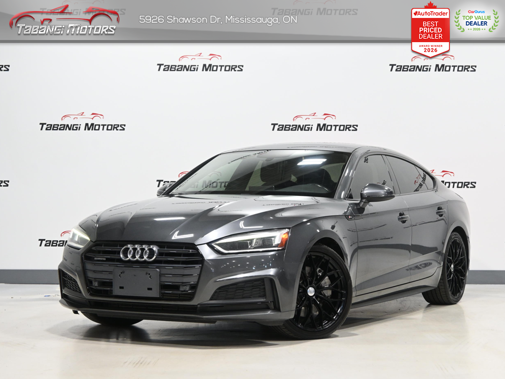 Gray 2018 Audi A5 Sportback Sedan Automatic