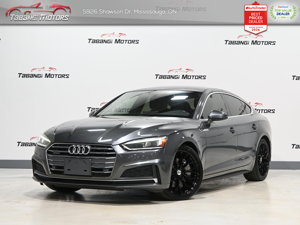 Gray 2018 Audi A5 Sportback Sedan Automatic