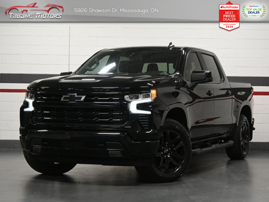 Black 2024 Chevrolet Silverado 1500 Pickup Truck Four-Wheel Drive Automatic