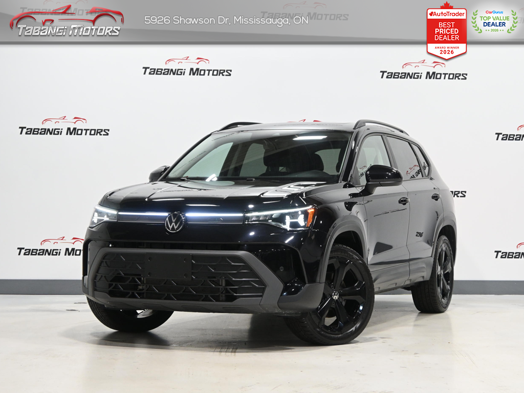 Black 2026 Volkswagen Taos SUV / Crossover  Automatic