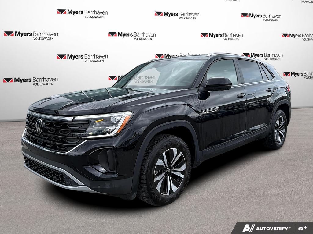 Deep Black Pearl 2025 Volkswagen Atlas Cross Sport SUV / Crossover All-Wheel Drive Automatic