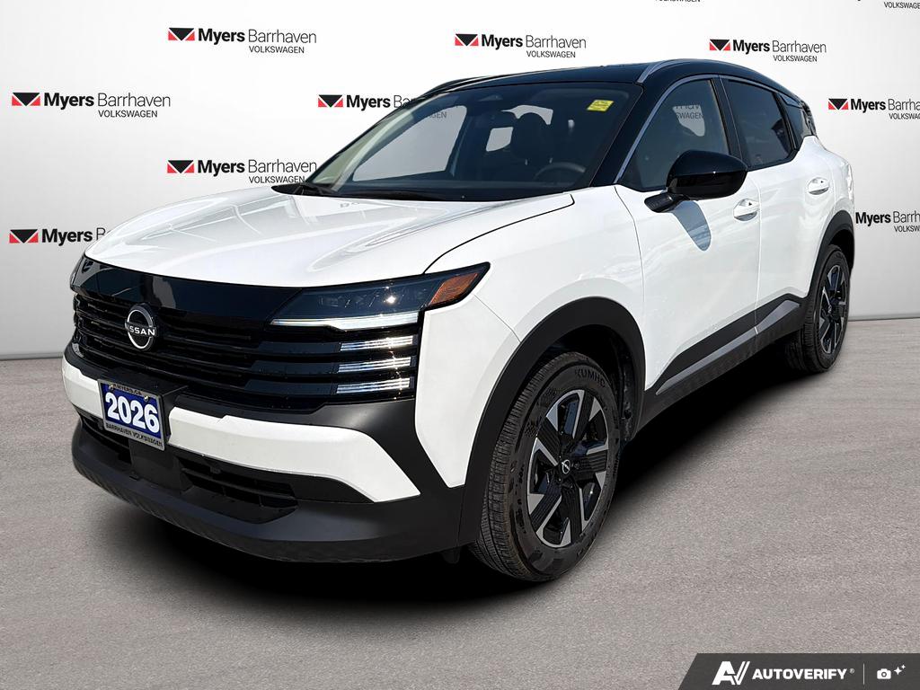 Aspen White Tricoat 2026 Nissan Kicks SUV / Crossover All-Wheel Drive Automatic