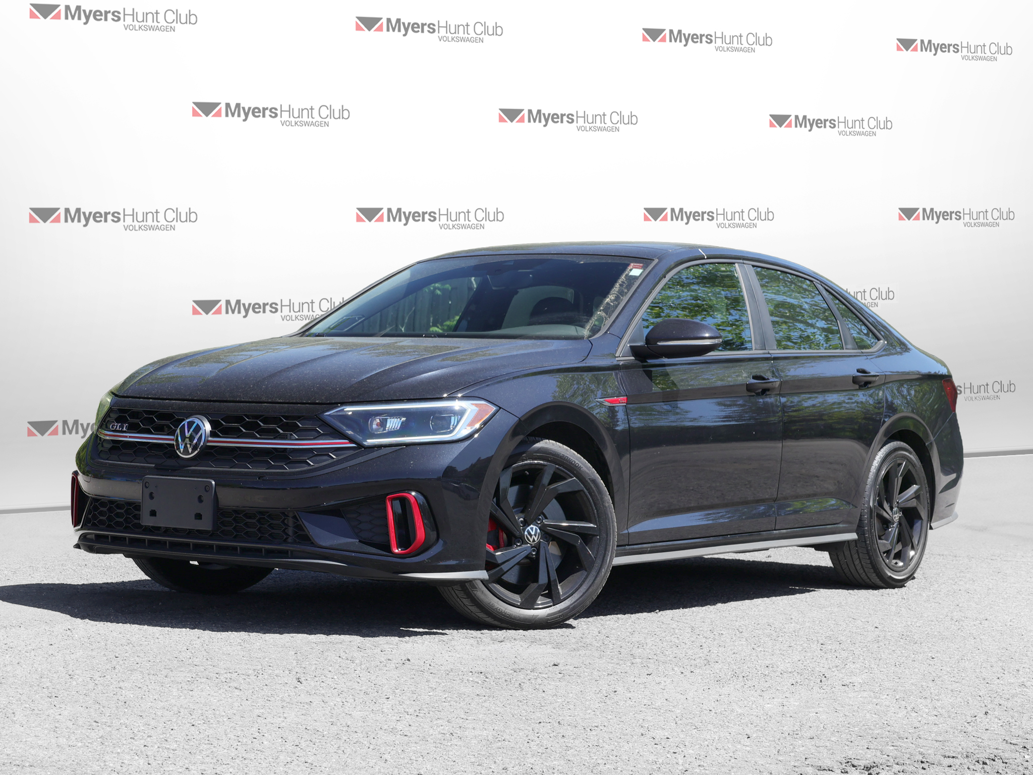 Deep Black Pearl 2024 Volkswagen Jetta GLI Automatic