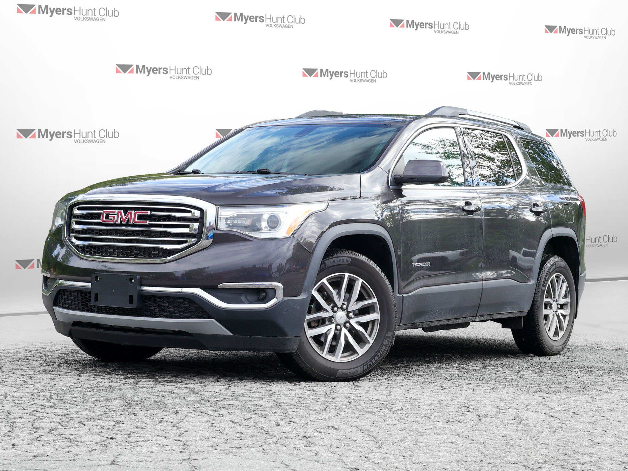 Black Cherry Metallic 2018 GMC Acadia SUV / Crossover Four-Wheel Drive Automatic