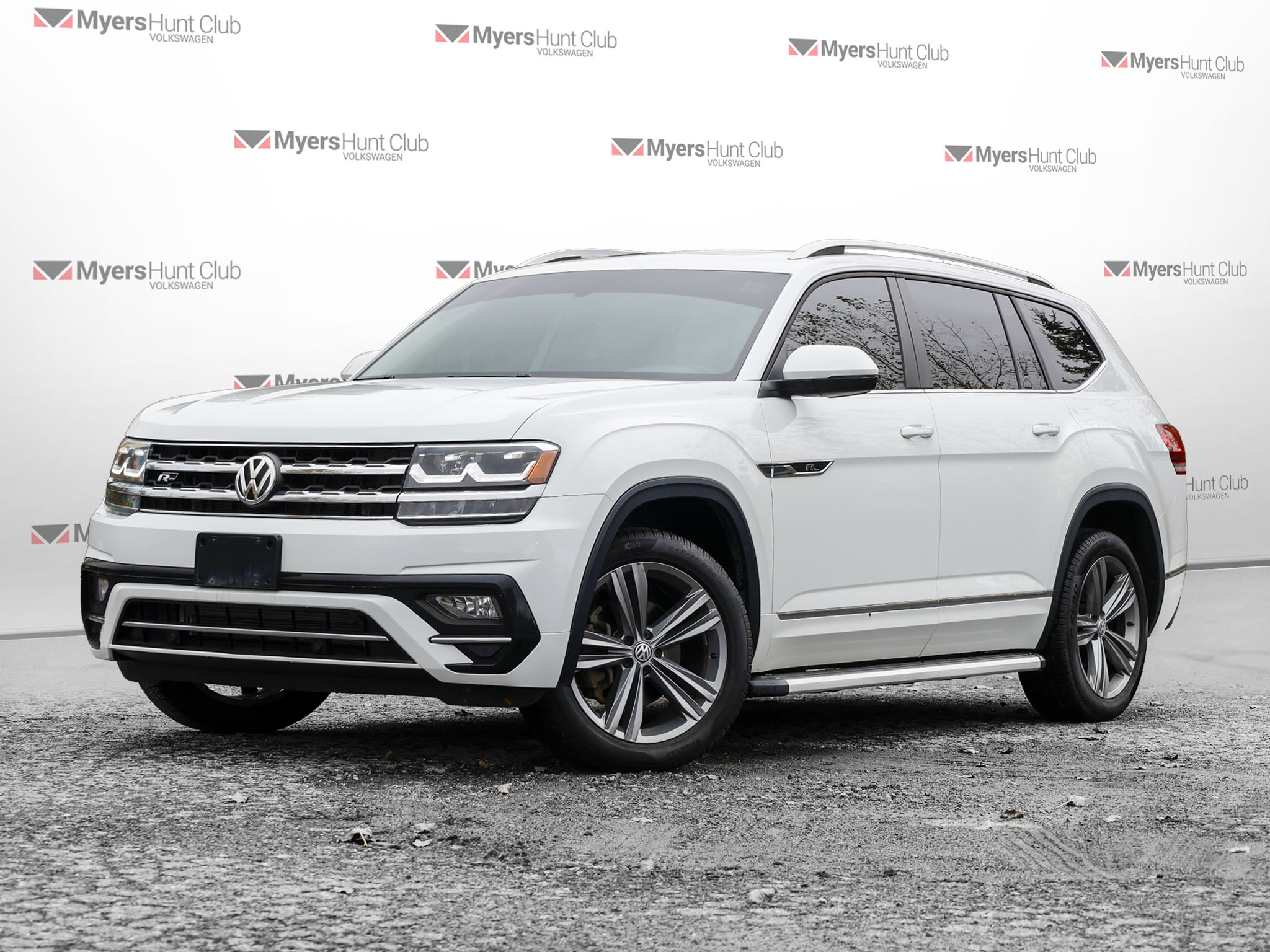 Pure White 2019 Volkswagen Atlas SUV / Crossover Automatic