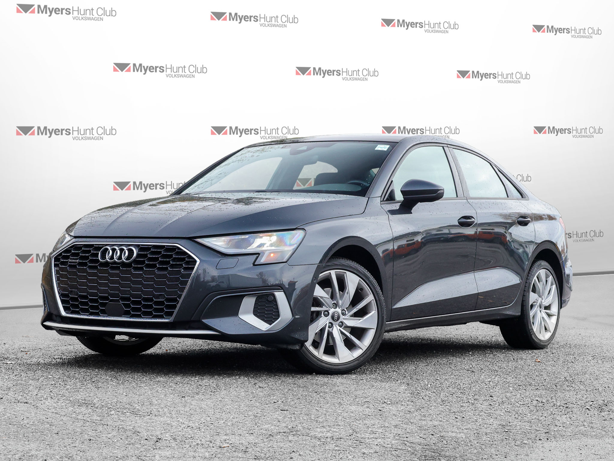 Manhattan Gray Metallic 2023 Audi A3 Sedan  Automatic