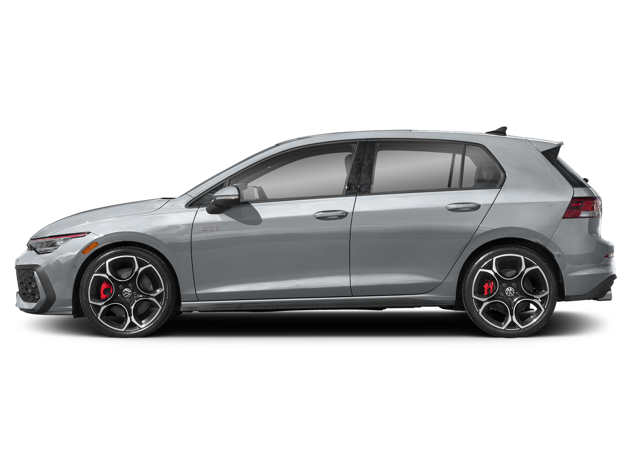 Gray (Moonstone Grey) 2026 Volkswagen Golf GTI Hatchback Front-Wheel Drive Automatic