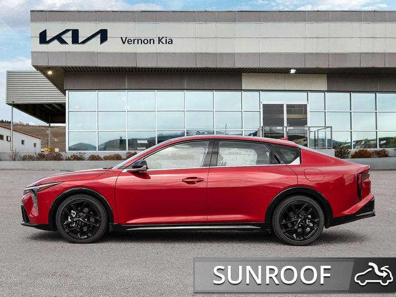 2025 Kia K4 GT-Line Turbo Limited $2000 OFF!!! MANAGER DEMO ! - Radiant Red exterior view 3