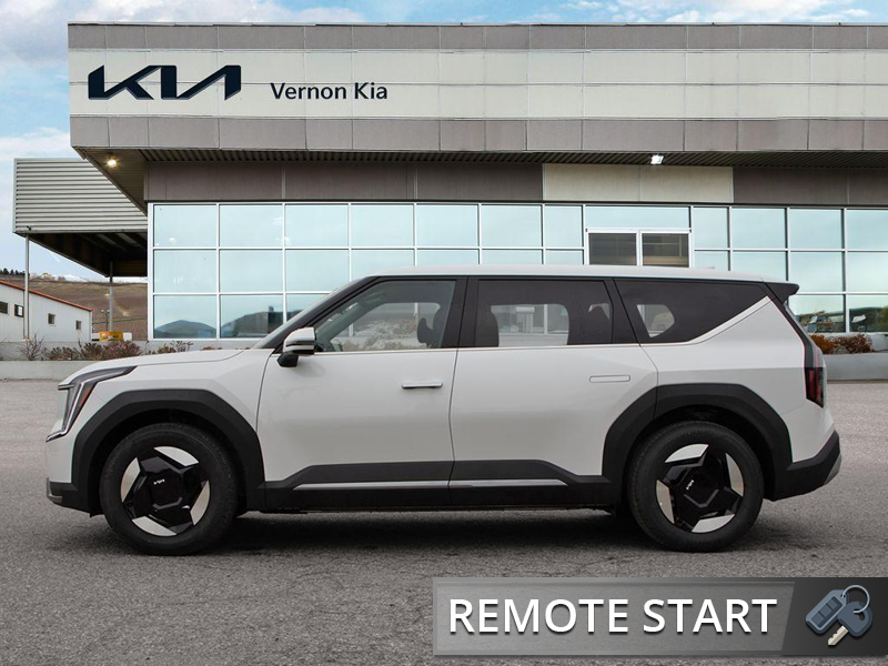 2026 Kia EV9 Light - Navigation - Cooled Seats - $187.62 /Wk - Snow White Pearl exterior view 3
