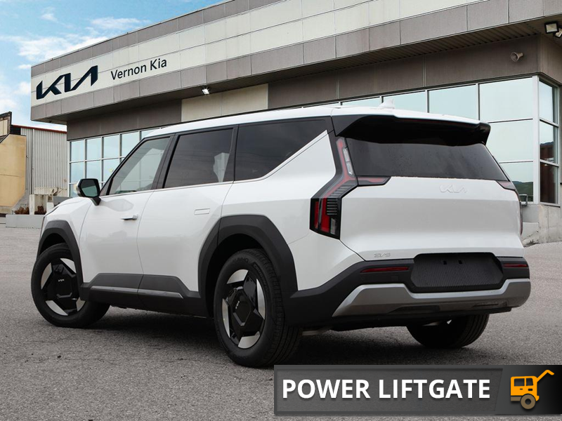 2026 Kia EV9 Light - Navigation - Cooled Seats - $187.62 /Wk - Snow White Pearl exterior view 4