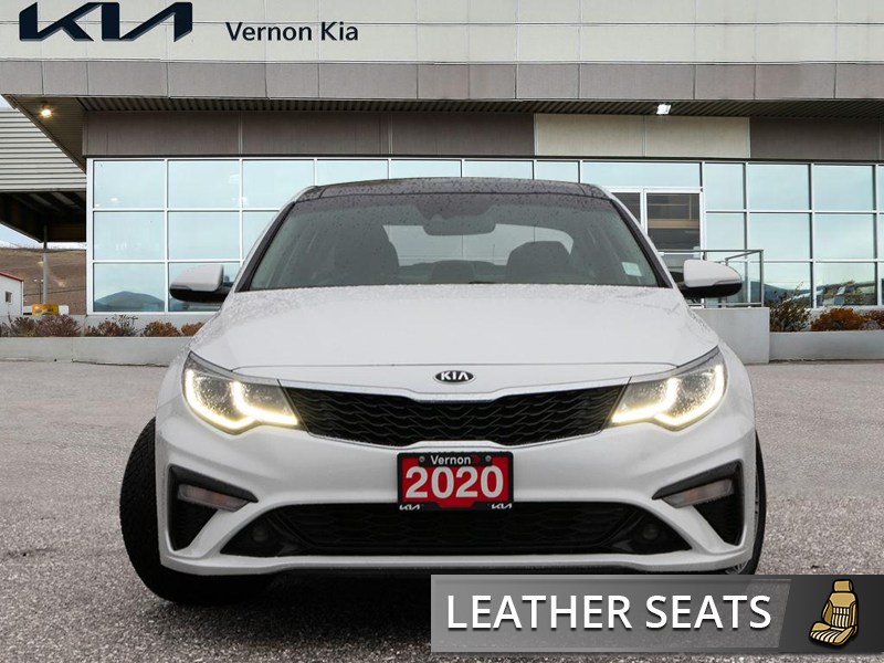 2020 Kia Optima EX Luxury Sport Sedan, Highly Wallet-Friendly Price - White exterior view 2