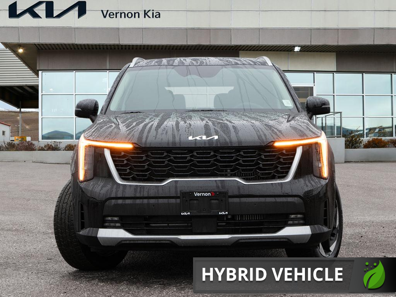 2026 Kia Sorento Hybrid LX - Heated Seats - Apple CarPlay - $146.52 /Wk - Aurora Black Pearl exterior view 2