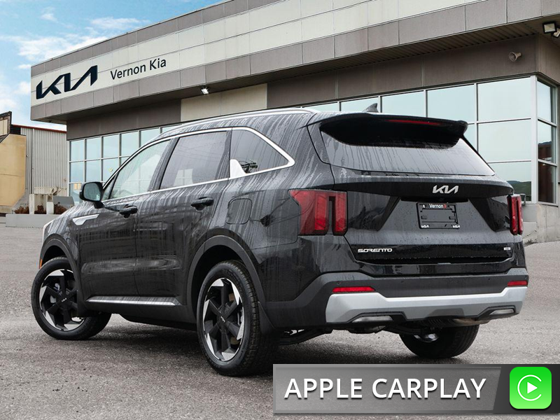 2026 Kia Sorento Hybrid LX - Heated Seats - Apple CarPlay - $146.52 /Wk - Aurora Black Pearl exterior view 4