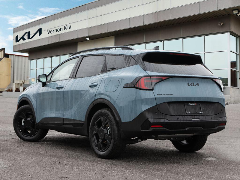 2026 Kia Sportage X-LINE LIMITED - Leather Seats - $148.55 /Wk - Heritage Blue exterior view 4