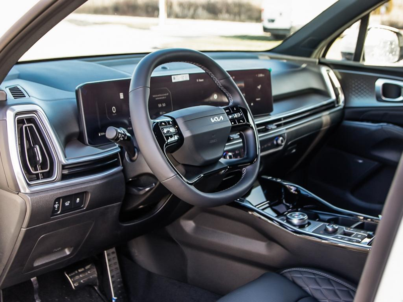 2026 Kia Sorento Hybrid SX - Leather Seats - $187.78 /Wk - Snow White Pearl exterior view 13