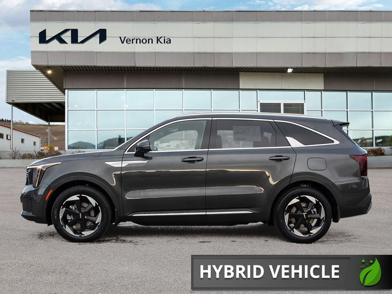 2026 Kia Sorento Hybrid SX  Exclusive Manager Demo Discount, $1,500 Off - Interstellar Grey exterior view 3