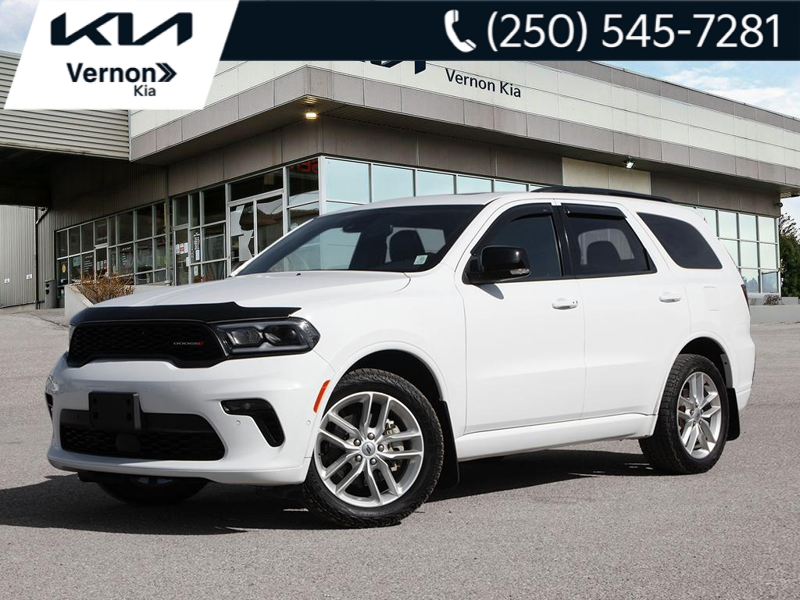2023 Dodge Durango GT 3-Row 7-Passenger Seating, Massive Cargo Room - White exterior view 1
