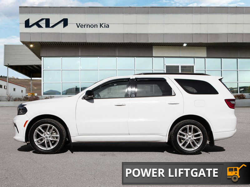 2023 Dodge Durango GT 3-Row 7-Passenger Seating, Massive Cargo Room - White exterior view 3