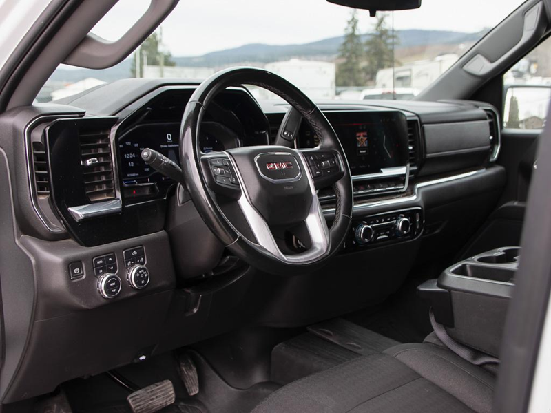 2024 GMC Sierra 1500 Elevation  Bumper-to-Bumper Color Matched Styling, Aggressive Street Presence - White exterior view 12