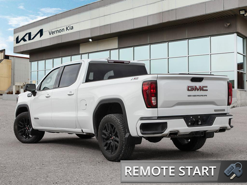 2024 GMC Sierra 1500 Elevation  Bumper-to-Bumper Color Matched Styling, Aggressive Street Presence - White exterior view 4
