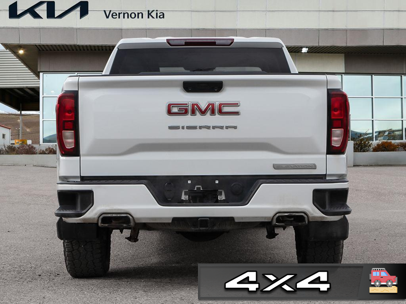 2024 GMC Sierra 1500 Elevation  Bumper-to-Bumper Color Matched Styling, Aggressive Street Presence - White exterior view 5